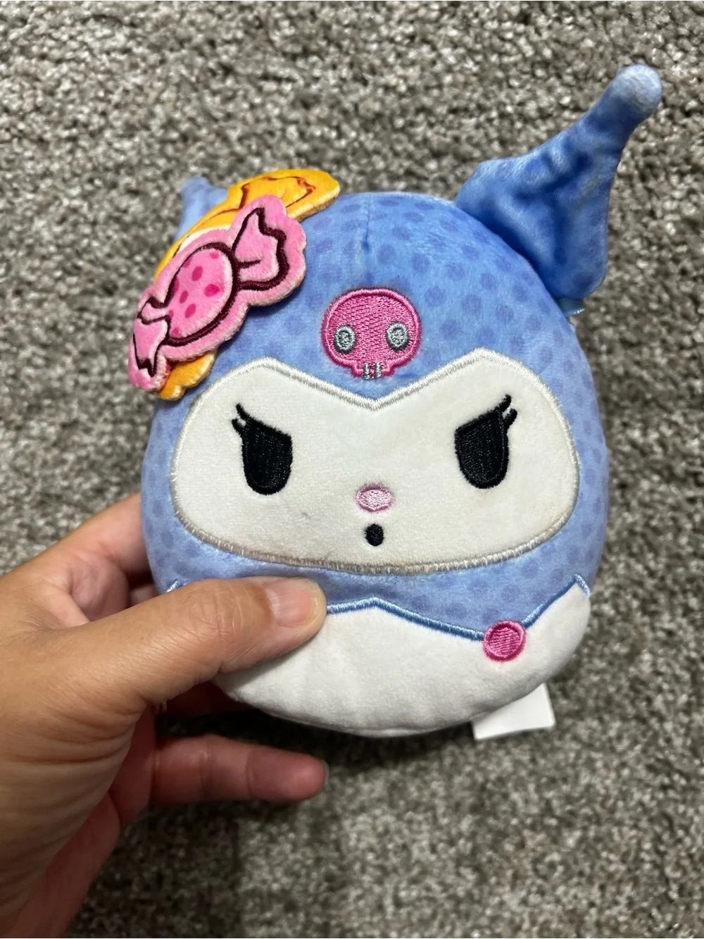 Squishmallows Sanrio Blue Kuromi Halloween 6 Inch Soft